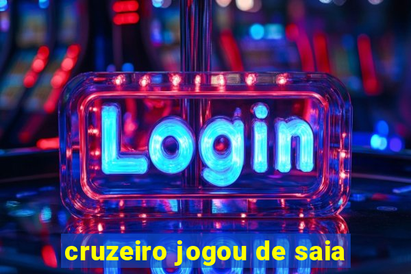 cruzeiro jogou de saia