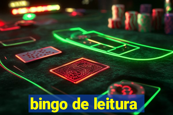 bingo de leitura