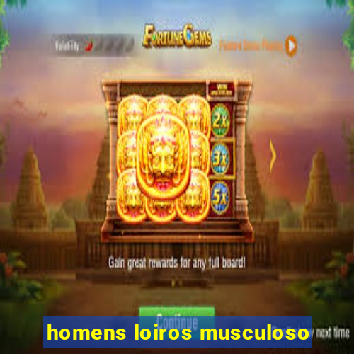 homens loiros musculoso