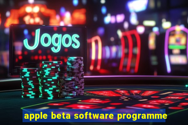 apple beta software programme