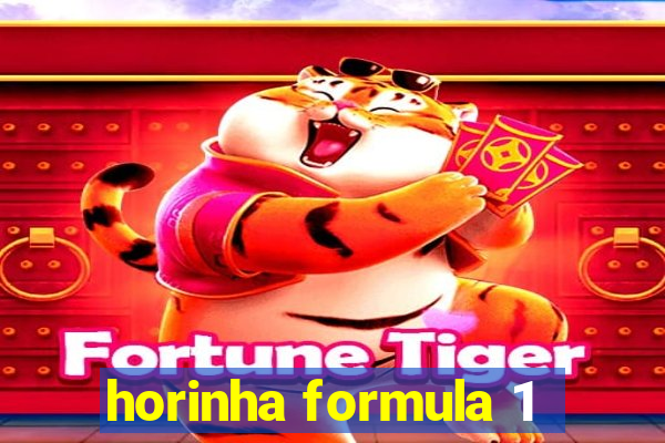 horinha formula 1