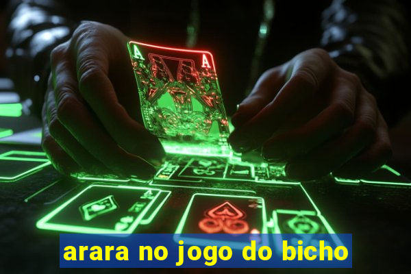 arara no jogo do bicho