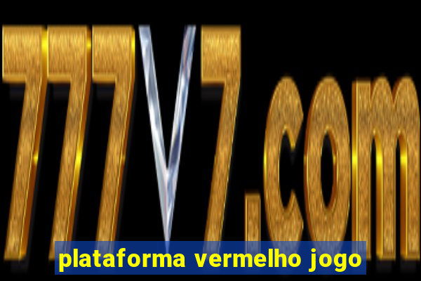 plataforma vermelho jogo