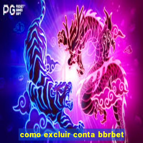 como excluir conta bbrbet