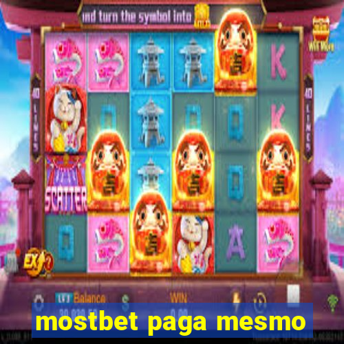 mostbet paga mesmo